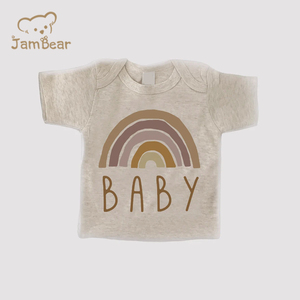Camisas de maternidad <span class=keywords><strong>y</strong></span> bebé, camisetas de mamá <span class=keywords><strong>y</strong></span> mamelucos para niños, Camisa de algodón orgánico a juego para mamá <span class=keywords><strong>y</strong></span> bebé, <span class=keywords><strong>ropa</strong></span> orgánica para bebé - Product Image 4