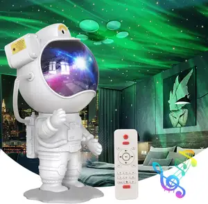 Hot Trends WUPRP Cheap Astronaut Galaxy Projector Star Night Light Lamp Multiple Color BT5.0 with Speaker Sky Galaxy Projector