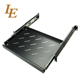 Étagère coulissante réglable en profondeur de 19 pouces, plateau pour clavier, étagère fixe, étagère cantilever, accessoires pour armoires réseau - Product Image 5