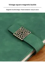 Ensemble de bloc-notes A5 en similicuir avec logo personnalisé imprimé UV, cadeau d'affaires haut de gamme, épaissi, 100 feuilles