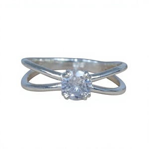 Anillo de Plata de Ley 925 con Cristal y Piedras Preciosas, Joyería Fina Artesanal Cristiana, Estilo Antiguo, Certificado - Product Image 1
