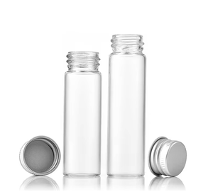 22 मिमी एल्यूमीनियम टोपी सर्पिल ग्लास परीक्षण ट्यूब लीक-प्रूफ राउंड बॉटम इच्छा के साथ आसान कैरी ड्रिफ्ट सुविधा के साथ - Product Image 5