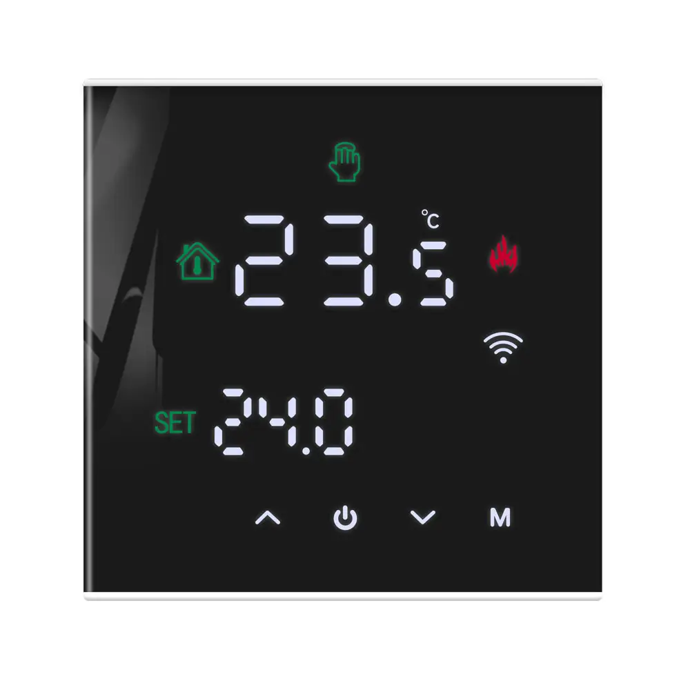 Beok TGW60-WIFI-WP wiring water underfloor heating system 3a remote temperature control touch screen digital wifi thermostat