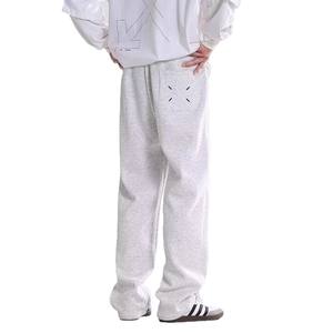 Pantalon de survêtement décontracté pour homme, style américain, drapé, brodé, coupe ample, jambe large, long - Product Image 5