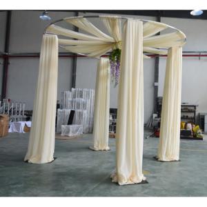 Support de toile de fond réglable en aluminium pour mariage avec kit de tuyaux et de draperies - Argent, garantie 3 ans, pour salons professionnels et cabines photo - Product Image 3