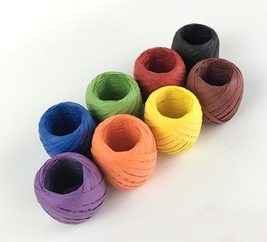 Chiffre bon marché bricolage <span class=keywords><strong>raphia</strong></span> papier sac fil pour emballage corde - Product Image 2