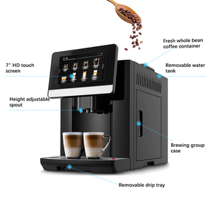 7" <b>Touch</b> <b>Screen</b> Cafetera De Expreso Profesional Smart <b>Coffee</b> <b>Machine</b> Fully Automatic Commercial <b>Coffee</b> Espresso <b>Machine</b> - Product Image 2