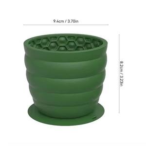 Bol pour chien en silicone anti-étouffement, nouveau design, vente directe d'usine Kinghon, bol pour animaux de compagnie en silicone amusant, antidérapant, bol pour chien à alimentation lente - Product Image 5