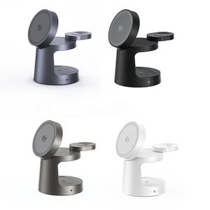 ที่ชาร์จไร้สายแม่เหล็กแบบพกพา QI2.2 ดีไซน์มินิขนาดกะทัดรัดอเนกประสงค์ พร้อมลำโพงและไฟกลางคืนสำหรับ iPhone และ Apple Watch - Product Image 4