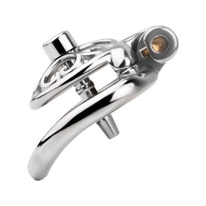 304 स्टेनलेस स्टील पीच दिल खोखला पुरुष शुद्धता डिवाइस के साथ कैथीटर बीडीएसएम कॉक कॉक शरीर खेल नियंत्रण पुरुष सेक्स खिलौने - Product Image 5