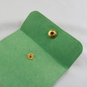 Most Popular Jewelry Packaging Velvet Hot Selling Custom Velvet Microfiber Jewelry Pouch Bag for Rings Pendants With Insert Pad - Product Image 5