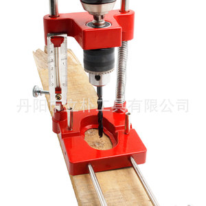 Localizador de taladro portátil Woodpeckers para taladro de banco, vástago de acero de 6.35 mm para posicionamiento de orificios en carpintería - Product Image 4