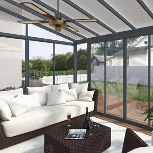 Serre en verre, extérieur en aluminium, verre trempé, véranda quatre saisons, <span class=keywords><strong>solarium</strong></span>, aluminium 6063 T6, véranda en verre - Product Image 4
