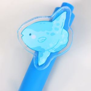 Bolígrafo de Acrílico Personalizado con Clip, Bolígrafo de Plástico Promocional con Personajes de Dibujos Animados de PVC Suave y Logotipo - Product Image 4