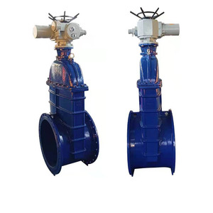 Tự động DIN F4 bs5163 cửa van động cơ hoạt động điện mặt bích mềm niêm phong Van cổng - Product Image 1