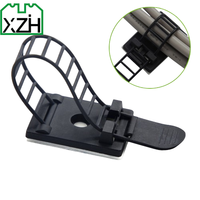 Fixateur de câble électrique en plastique avec boulon en U pour fixation de câbles, pince de serrage, organisateur et support