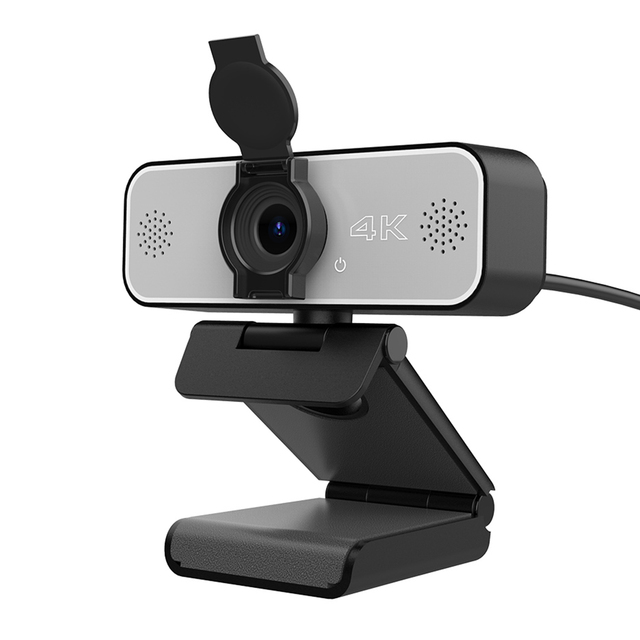 USB Web Camera with Microphone 4K HD PC Webcam CMOS Image Sensor and Privacy Features in Stock