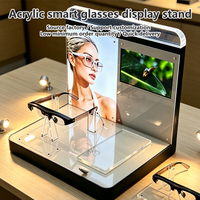 Présentoir publicitaire haut de gamme personnalisé pour lunettes de réalité augmentée, promotion de marque pour opticiens, présentoir de comptoir en acrylique pour lunettes intelligentes