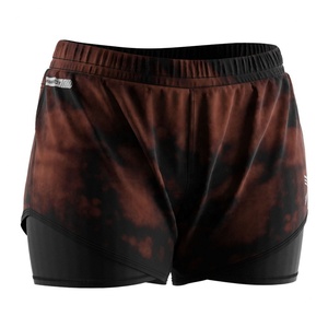 Shorts de sport 2-en-1 en polyester à séchage rapide pour musculation, yoga et gym, pour hommes et femmes - Grande Vente - Product Image 3