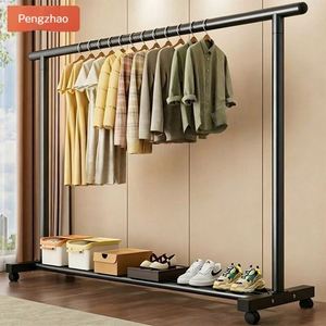 Organizador de Zapatos Multifuncional con Diseño de Gancho Lateral, Organizador Rodante <span class=keywords><strong>para</strong></span> Ahorrar Espacio, Soporte Independiente <span class=keywords><strong>para</strong></span> Guardar Ropa, Tendedero - Product Image 2