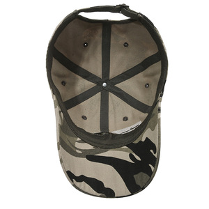 Venta al por mayor de alta calidad camuflaje gorras de béisbol bordado personalizado deporte al aire libre 6 paneles <span class=keywords><strong>gorra</strong></span> sombrero para hombre - Product Image 2
