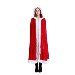 ชุดคอสเพลย์ซานตาคลอสเสื้อคลุมมีฮู้ดเสื้อคลุมซานตาคลอสคริสต์มาส - Product Image 4