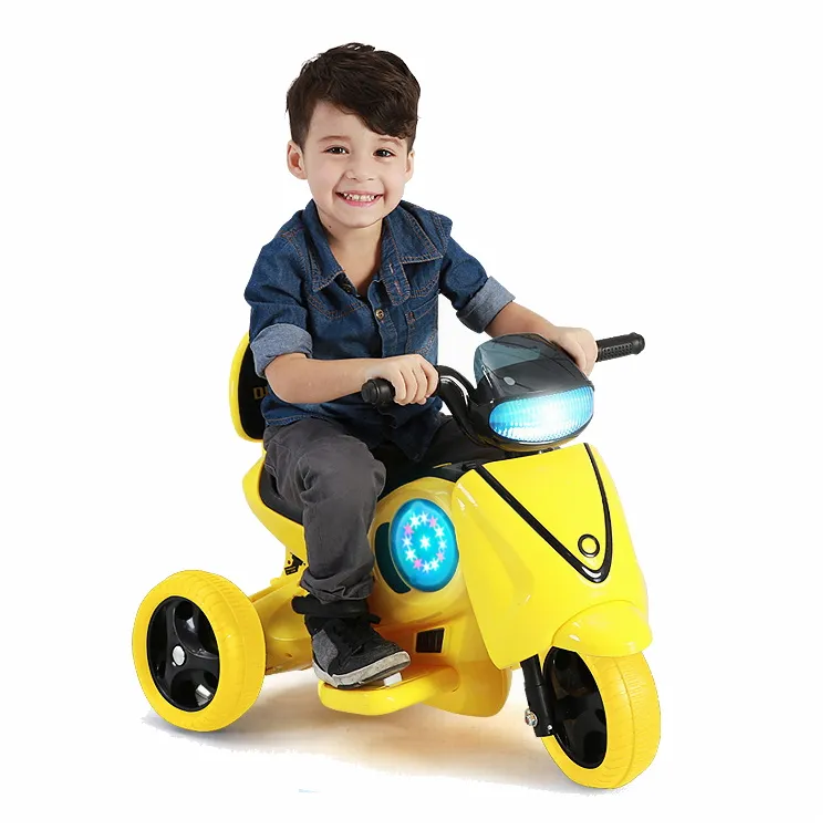 Montar en el coche Niños Motocicleta eléctrica para niños Triciclos Venta caliente 6V 4.5AH Batería Plástico Unisex ABS 3 Ruedas