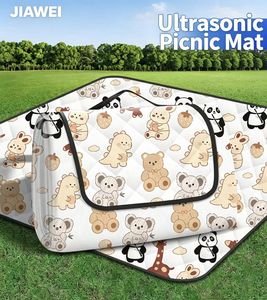JIAWEI 26 Nouveau Tapis <span class=keywords><strong>de</strong></span> Pique-Nique Ultrasonique Antidérapant Imperméable et Anti-Humidité Style Dessin Animé, Tapis <span class=keywords><strong>de</strong></span> Camping, Tapis <span class=keywords><strong>de</strong></span> Plage, Tissu <span class=keywords><strong>de</strong></span> Tente Extérieur - Product Image 2