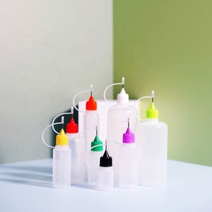 Oferta Especial: Botella Aplicadora de Plástico de Tamaño Pequeño (3ml, 5ml, 10ml) con Tapa de Aguja Metálica para Inyecciones - Product Image 1