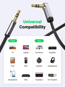 <span class=keywords><strong>สาย</strong></span> <span class=keywords><strong>Aux</strong></span> <span class=keywords><strong>UGREEN</strong></span> สำหรับรถยนต์ <span class=keywords><strong>สาย</strong></span>แจ็ค <span class=keywords><strong>3.5</strong></span> มม. <span class=keywords><strong>สาย</strong></span> <span class=keywords><strong>Aux</strong></span> แบบมุม 90 องศา พร้อมหัวต่อแบบมุม สำหรับระบบเครื่องเสียงรถยนต์, ทีวี, ซาวด์บาร์, ลำโพง - Product Image 6