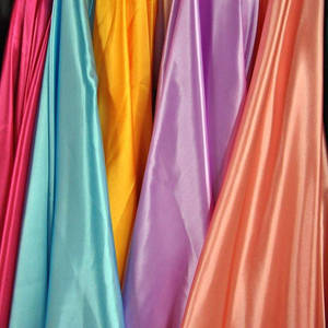 Polyester Lụa Như Satin Độ Đàn Hồi Và Không Có Độ Đàn Hồi Vải Nhuộm Đồng Bằng Vải Váy Cưới Phụ Nữ Ăn Mặc Váy Lót - Product Image 5