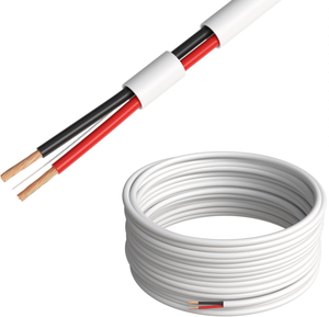 ב קיר כבל חוט 16 מד 100ft 16/2 awg נחושת ofc 2 מנצח חוט אדום ושחור עם ז 'קט לבן - Product Image 6