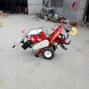 Gasoline Farm <b>Cultivator</b> Power Tiller Multifunctional Red Engine For Garden Field Use - Product Image 3
