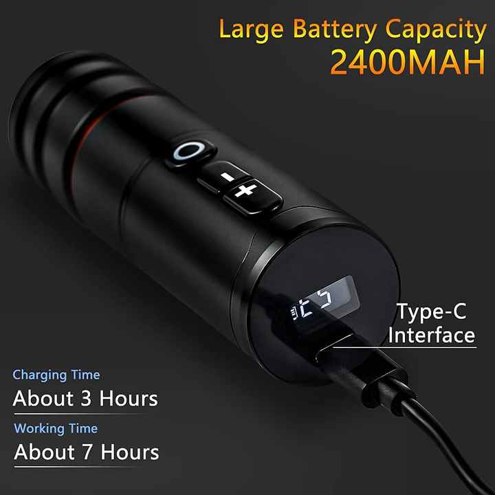 X net ワイヤレスタトゥーマシン Wireless tattoo pen