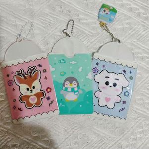 Portafotos de PVC Personalizable de K-Pop, Lindo Portafotos con Llavero - Product Image 2