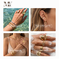 Bracelet Jonc Personnalisé avec Logo, Vente en Gros OEM, Acier Inoxydable Plaqué Or 18K, Zircon, Bijoux de Mode pour Femme, Prix d'Usine