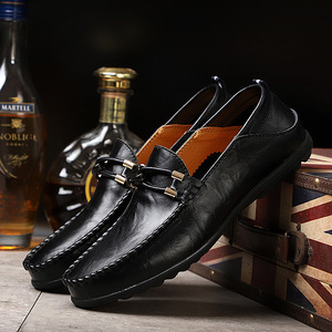 Mocassins de haute qualité pour hommes, chaussures plates décontractées en cuir, chaussures habillées, style formel, de marque de mode, très demandés - Product Image 2