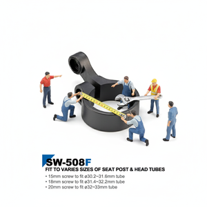 Support de réflecteur de vélo réglable en angle Sunnywheel SW508F, compatible universellement avec les vélos de route, VTT, vélos de ville et vélos électriques, installation facile - Product Image 3