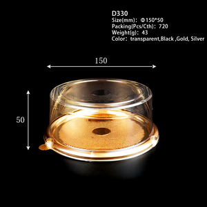 Tinh thể trong suốt cứng nhựa Quà Tặng tròn mousse bánh bóng bao bì hộp nhỏ tráng miệng cốc <span class=keywords><strong>container</strong></span> đồ chơi viên nang bóng bán hàng tự động - Product Image 3