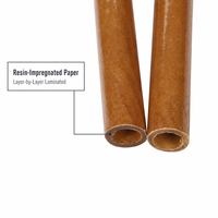 Tubo Laminado de Papel Fenólico 3520 de Grado Industrial Personalizado, Aislamiento Rígido de Baquelita 3526 NEMA XX para Transformadores