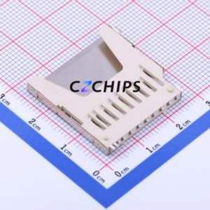 SD-112 SD Card / Memory Card Connector SMD Connector Plug-In Type Standard SD Card Card Holder 2.75mm - Product Image 2