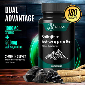 Cápsulas de alta calidad Shilajit Boost Fertility Cápsula Himalayan Shilajit Cápsula Maca Root Ashwagandha Shilajit Support Cápsula inmune - Product Image 6