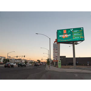 Muenled P1-P2 Outdoor Waterproof <b>LED</b> <b>Display</b> 500x500mm Commercial Signage Wall Mounted Outdoor <b>LED</b> Signage - Product Image 3