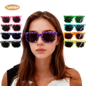 Óculos Pixel Retro Gamer YACHEN em Cores Sortidas para Festas de Aniversário de Crianças e Adultos - Product Image 1