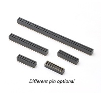 Conector de pines hembra de paso de 2,0mm, smt, 2x9 pines, doble hilera