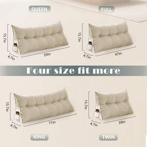 Repos de lit assis <span class=keywords><strong>dos</strong></span> soutien coloré vers le bas alternative jeter <span class=keywords><strong>canapé</strong></span> dossier oreiller compensé <span class=keywords><strong>pour</strong></span> dormir tête de lit <span class=keywords><strong>coussin</strong></span> <span class=keywords><strong>pour</strong></span> lit - Product Image 2