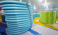 Plateforme de quai gonflable commerciale FBsport, Plataforma Marina Para Muelles Flotantes, Système d'interconnexion de plateformes flottantes