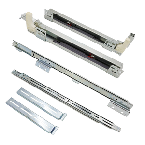 Cajón deslizante barato, herrajes para armario, muebles, accesorios para armarios, acero/acero inoxidable, cierre suave, cajón, deslizar, empujar para abrir - Product Image 6