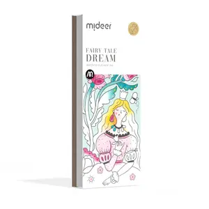 mideer M4193 - Fairy Tale Dreamland kids pocket watercolor painting book colouring books Paint book