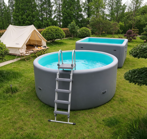 <span class=keywords><strong>Piscina</strong></span> <span class=keywords><strong>Inflable</strong></span> Resistente <span class=keywords><strong>con</strong></span> Tecnología Drop Stitch, <span class=keywords><strong>Piscina</strong></span> Privada <span class=keywords><strong>para</strong></span> Jardín, <span class=keywords><strong>Piscina</strong></span> Refrescante de Verano <span class=keywords><strong>para</strong></span> Padres y Niños Pequeños - Product Image 1